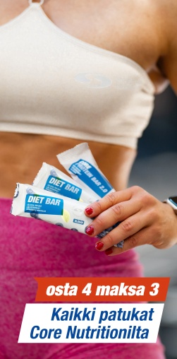 Kaikki patukat Core Nutritionilta - osta 4 maksa 3